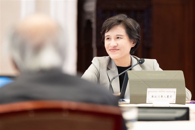 行政院副院長鄭麗君出席「國家氣候變遷對策委員會第7次委員會議」。（圖／總統府提供）