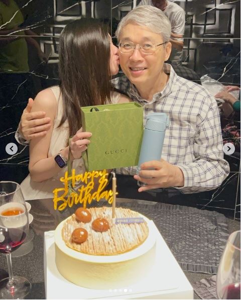 林逸欣獨自在台北打拚，只要想家或做惡夢，24小時撥通爸爸的電話永遠會被接起。（圖／翻攝自林逸欣IG）