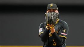 海盜王牌斯金斯（Paul Skenes）生涯對戰紅雀0勝5敗。（圖／美聯社／達志影像）