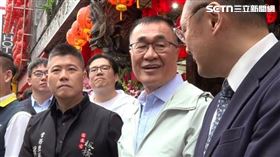 盧秀燕合體李四川參拜板橋慈惠宮（圖／翻攝畫面）