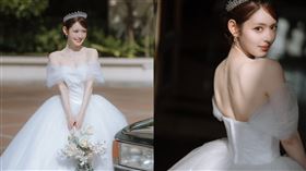 矢作穗香無預警發出婚紗照，官宣結婚消息。（圖／翻攝自IG @honoka_yahagi）