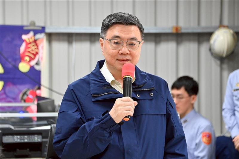 行政院長卓榮泰赴連江縣視察海巡署第十海巡隊廳舍重建工程進度（圖／行政院提供）