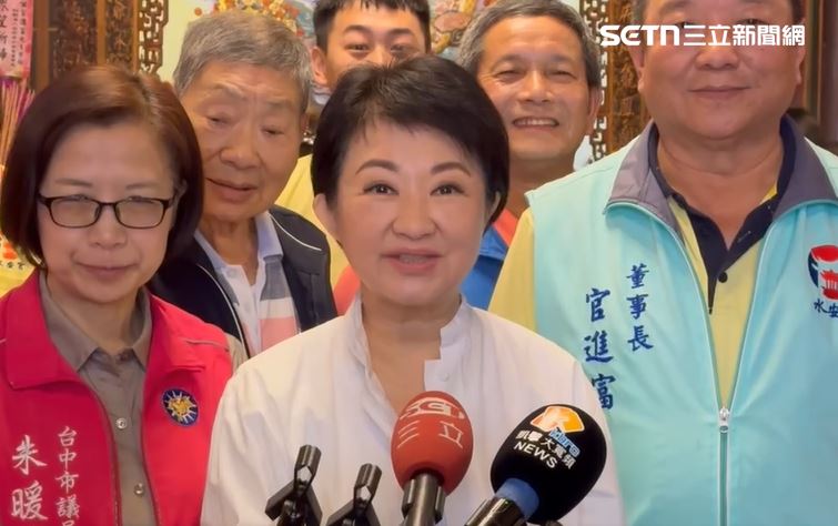 盧秀燕表示，想要跟「我們的鄰居」維持友誼，她都支持，希望鄭麗文訪美順利（圖／翻攝畫面）