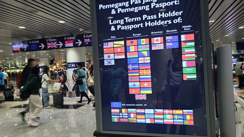 大馬機場自動通關　台國旗遭蓋牌改標TWN