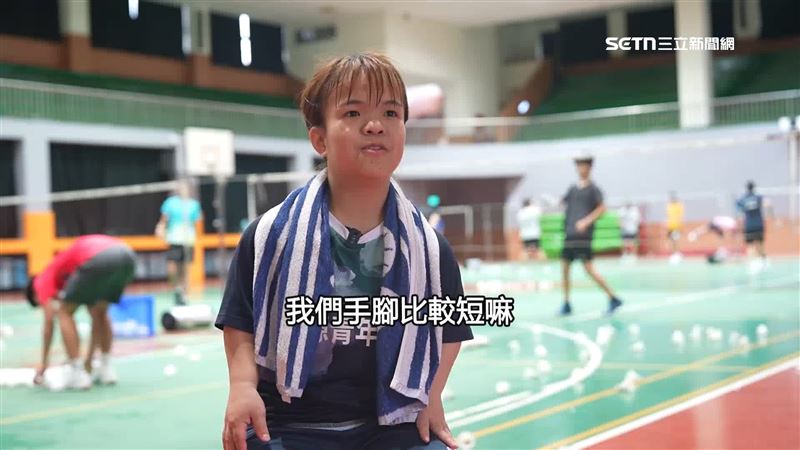 吳于嫣坦言身高受限，很多球路其實都無法發揮