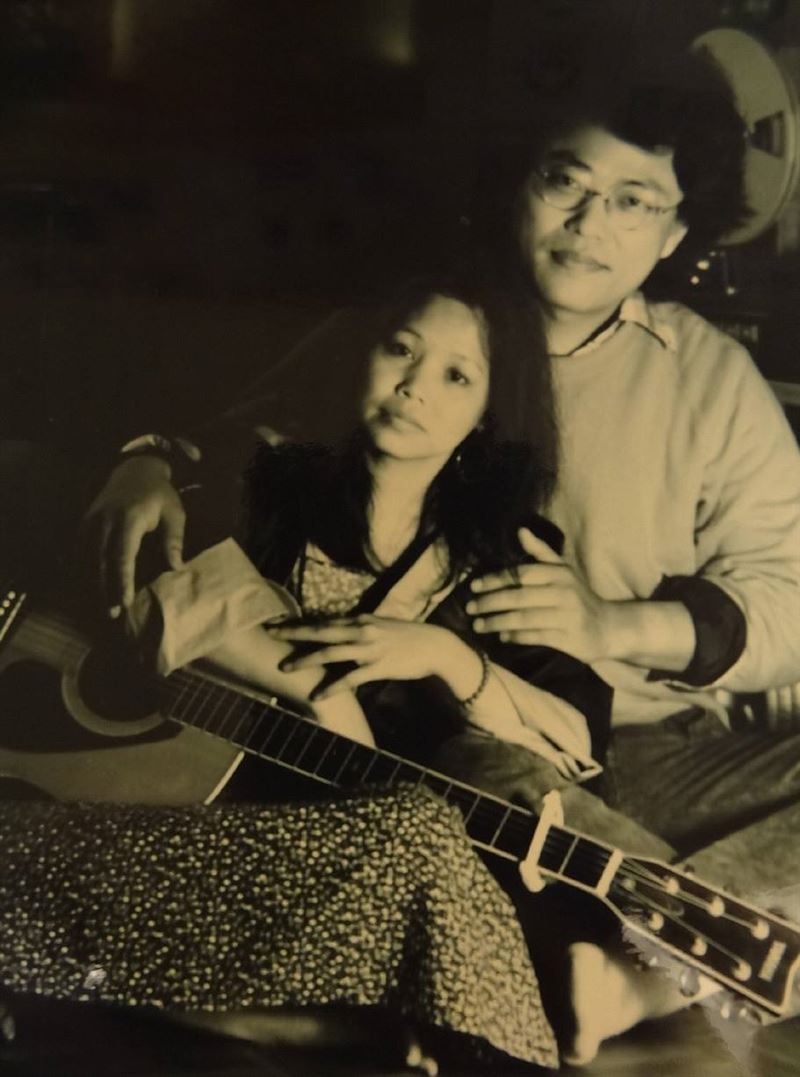 韓正皓、鍾少蘭夫妻感情非常好。（圖／翻攝自韓正皓與鍾少蘭的音樂日記臉書）