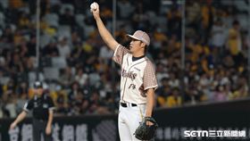 中職37年例行賽，台鋼雄鷹終結者林詩翔。（圖／記者劉彥池攝影）