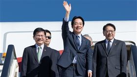 總統賴清德抵達史瓦帝尼王國進行國是訪問（圖／總統府提供）