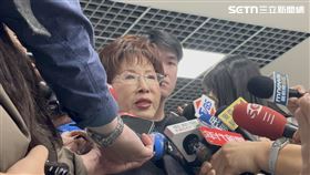 洪秀柱出席侯漢廷《以中華之名》新書發表會前受訪（圖／記者詹宜庭攝影）