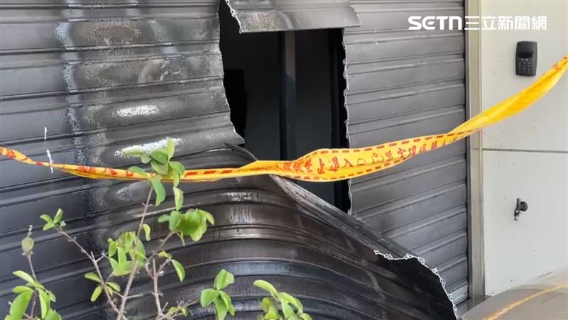 台南市南區新樂路一處住宅發生火警。（圖／翻攝畫面）