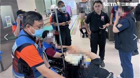台南,南區,火警,住宅,警消,斧頭,救護車（圖／翻攝畫面）