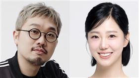 BTS防彈少年團製作人Pdogg年初與氣象主播金佳英分手。（圖／翻攝自BIGHITMUSIC,MBC）