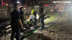 台鐵,新竹,新豐,事故,小腿,開放性,東正線,列車,骨折,平交道。（圖／翻攝畫面）