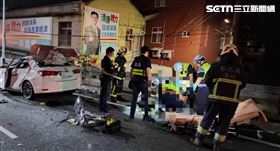新／BMW連環撞!64歲騎士斷肢亡　新娘慘死（圖／翻攝畫面）