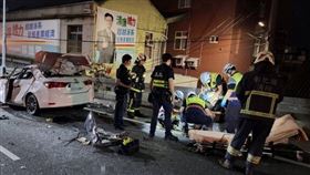 BMW,彰化,轎車,毒駕,毒品,機車,騎士（圖／翻攝畫面）