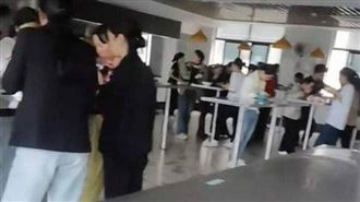 員工餐廳「只能站著吃」公司：速吃效率高