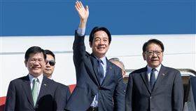 總統賴清德抵達史瓦帝尼王國進行國是訪問（圖／總統府提供）