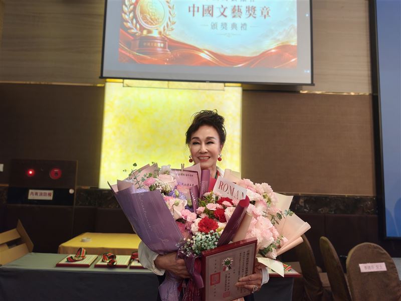曹金鈴是第67屆中國文藝獎章得主。（圖／曹金玲提供）