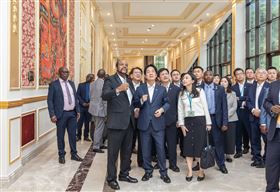 賴清德與林佳龍訪史瓦帝尼。（圖／翻攝自林佳龍臉書）