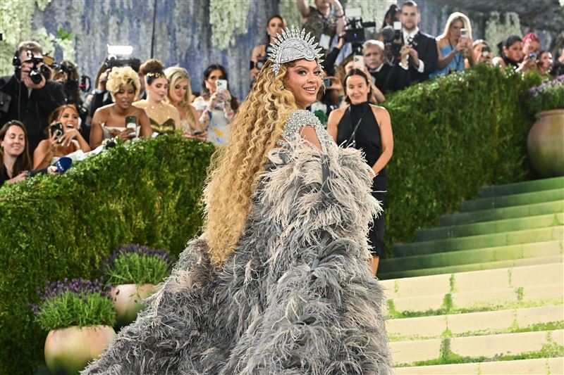 天后Beyonc&eacute;睽違10年重返Met Gala，上一次出席已是2016年，如今以聯合主席身分回歸。（圖／美聯社／達志影像）