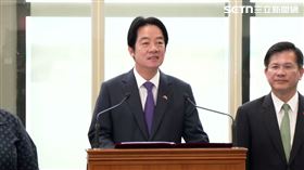 賴清德上午搭乘史瓦帝尼國王專機返抵國門，發表談話（圖／翻攝畫面）