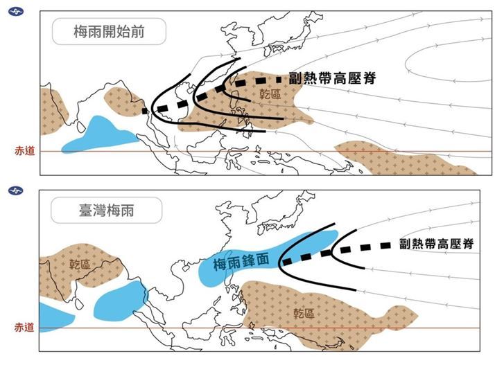 鄭明典分析梅雨前後的變化。（圖／翻攝自鄭明典臉書）