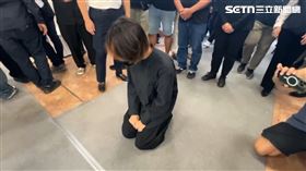 鄭詠心,台南,育平派出所,下跪,靈堂,告別式（圖／翻攝畫面）
