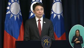 外交部發言人蕭光偉主持例行記者會（圖／翻攝自外交部YT）
