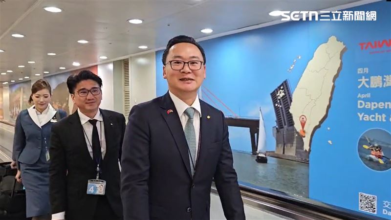 此次出訪「最困難的是什麼？」陳漢銘僅表示「我們就是提供專業、技術與安全，對我們來說，這些都是熟悉的工作」。（圖／翻攝畫面）