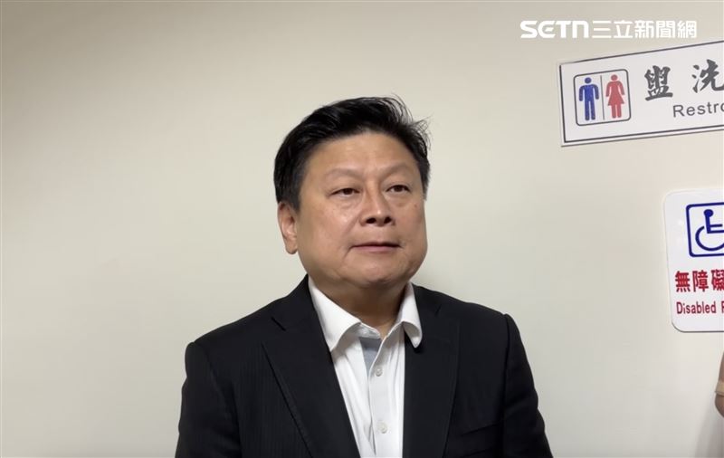 傅崐萁黨團大會後受訪（圖／翻攝畫面）