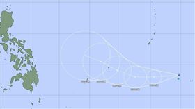 中台灣將有一波較明顯的雲雨帶移入。（圖／翻攝自台灣颱風論壇｜天氣特急 臉書）
