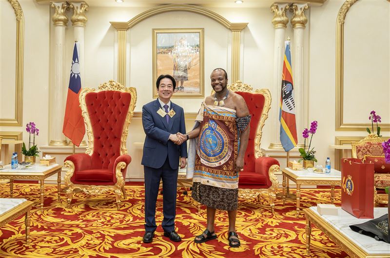 總統賴清德與史瓦帝尼國王進行元首會談（圖／總統府提供）