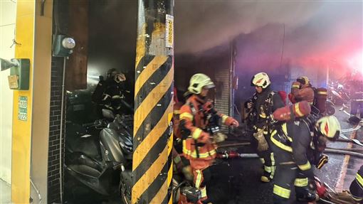 新／土城修車廠火警！20車灌救3人送醫