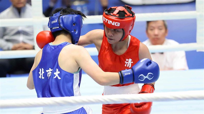 郭怡萱最終以4：1擊敗強敵，拿下生涯第一面全大運金牌。（圖／全大運辦公室提供）