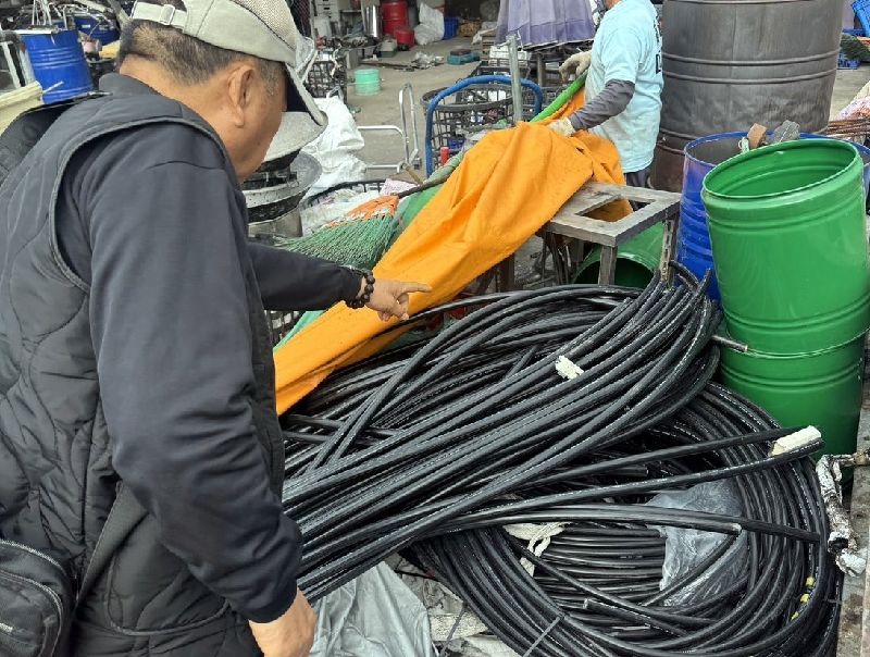 台積電嘉義工地包商夥同2名員工竊取電纜線變賣。(突/嘉義地檢署提供)