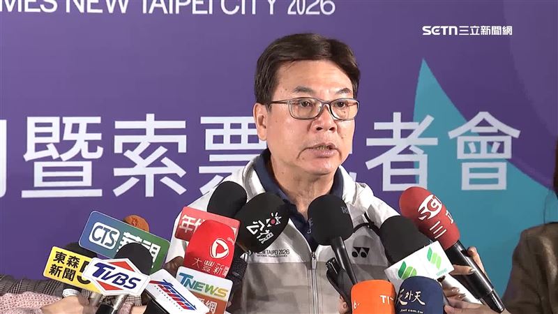 劉和然說明開幕典禮進場人數有限
