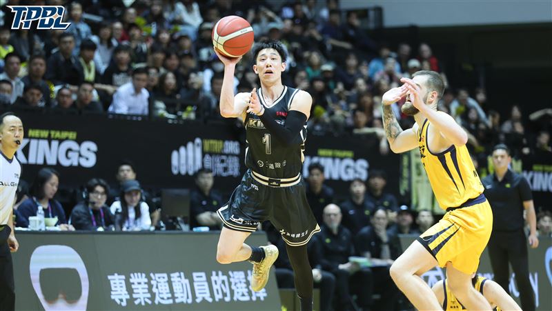 新北國王林書緯繳出23分9助攻7籃板的全能數據。（圖／TPBL提供）