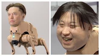 馬斯克化身機器狗　柏林展出吸睛