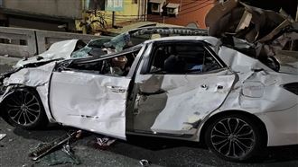 BMW,彰化,轎車,毒駕,毒品,機車,騎士（圖／翻攝畫面）