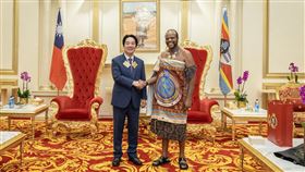 總統賴清德與史瓦帝尼國王進行元首會談（圖／總統府提供） 
