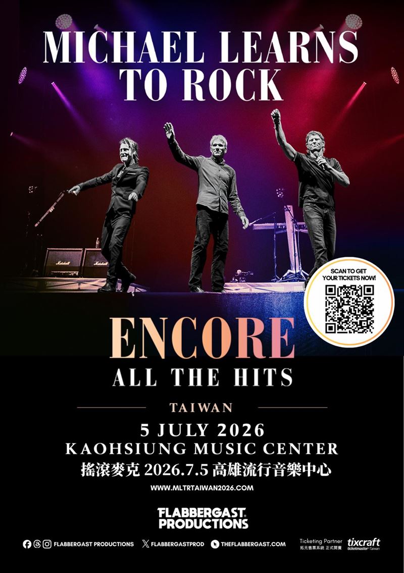 這支征服全球樂迷超過35年的經典天團，正式宣布將帶著全新巡演「ENCORE ALL THE HITS」重返台灣。（圖／Flabbergast Productions提供）
