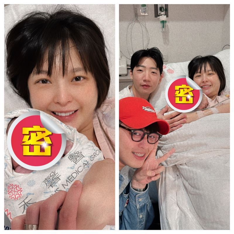 黃沐妍升格當媽。（圖／翻攝自臉書）