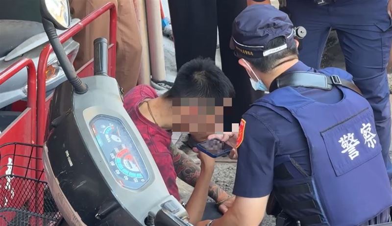 楊男有毒品、槍砲前科，是否涉及毒駕有待尿液檢驗結果出爐。(圖／翻攝畫面)