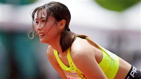 張博雅在女子200公尺跑出24秒16，再度拿下金牌，不但完成個人在本項目的五連霸，更是連續五屆在全大運都拿下三面金牌。（圖／全大運辦公室提供） 