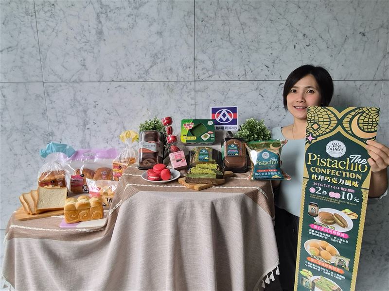 「杜拜綠金風暴」席捲全聯We Sweet。（圖／品牌業者提供）
