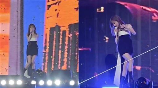 王心凌演唱會遭雷射光掃腿　最新傷勢曝光