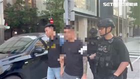 北市保大警員盤查萬男車輛遭衝撞受傷，警方連夜前往台中東勢逮人。（圖／翻攝畫面）