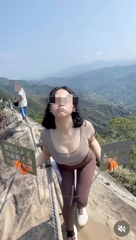 卸下警察制服，洪女常在社群平台上分享一些匪夷所思的影片，IG有近2萬粉絲。（圖／翻攝自Threads）