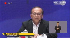 交通部次長陳彥伯親自說明淡江大橋機車道爭議。（圖／三立新聞網）