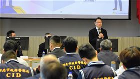 新店分局舉辦115年地方公職人員妨害選舉查察座談會。（圖／翻攝畫面）